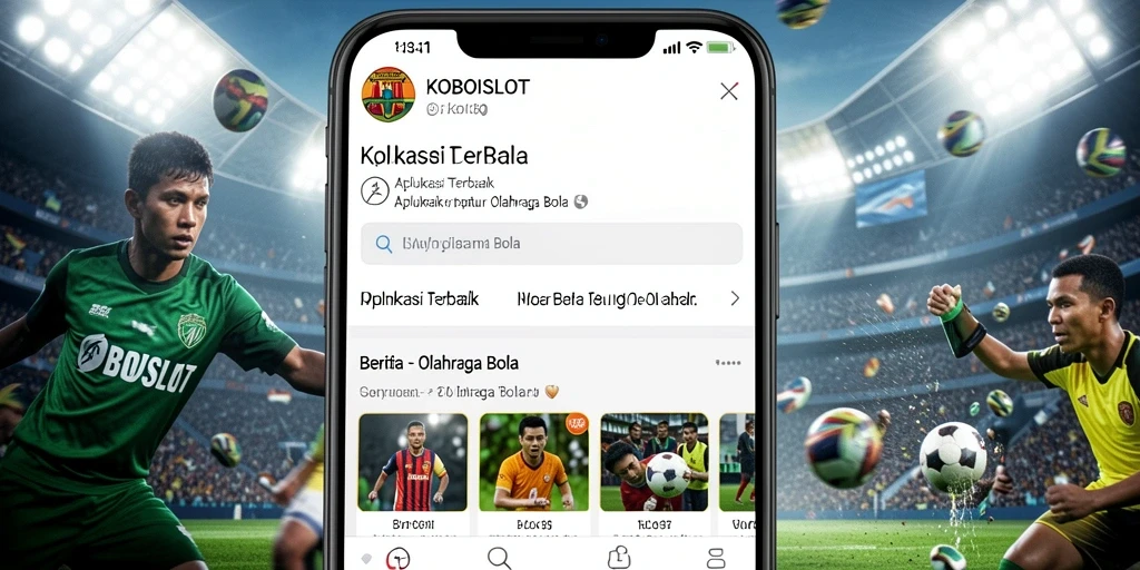 Tampilan antarmuka aplikasi KOBOISLOT yang user-friendly.