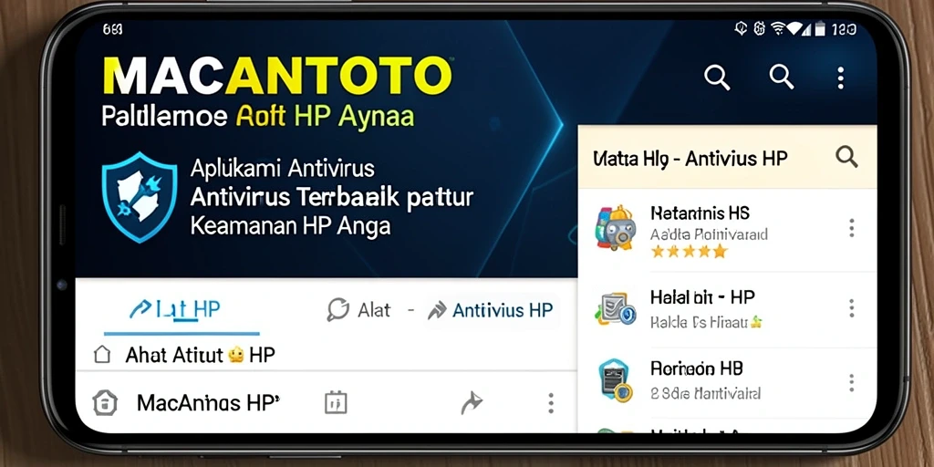 Screenshot antarmuka pengguna <strong>MACANTOTO</strong> menunjukkan fitur pemindaian antivirus yang efisien.