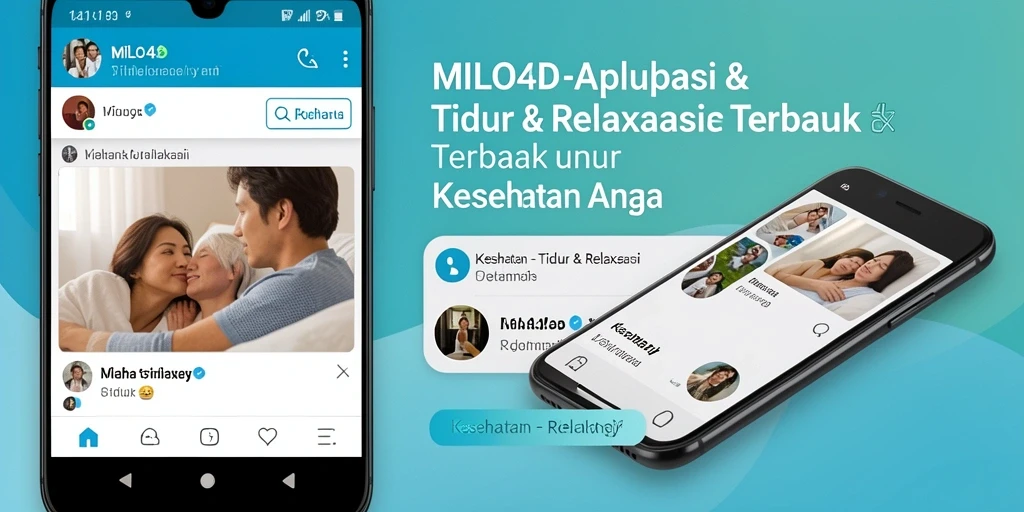 Tampilan antarmuka MILO4D yang menenangkan untuk Tidur & Relaksasi.