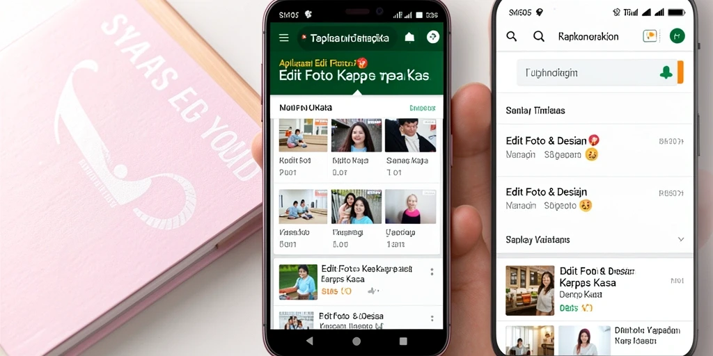 Antarmuka SM605 yang menarik untuk Edit Foto Kertas Kaca.