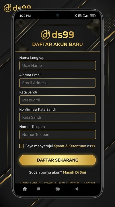 Panduan Lengkap Registrasi Akun ds99 untuk Pengguna Android